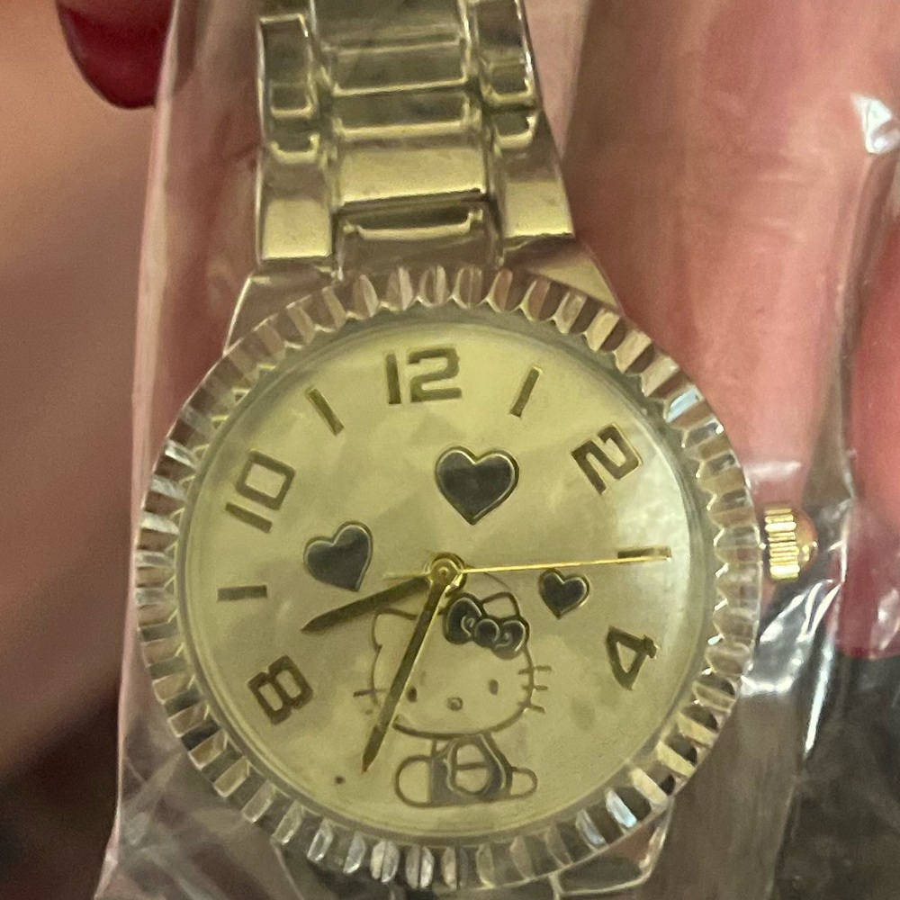 Hello Kitty Silver Watch